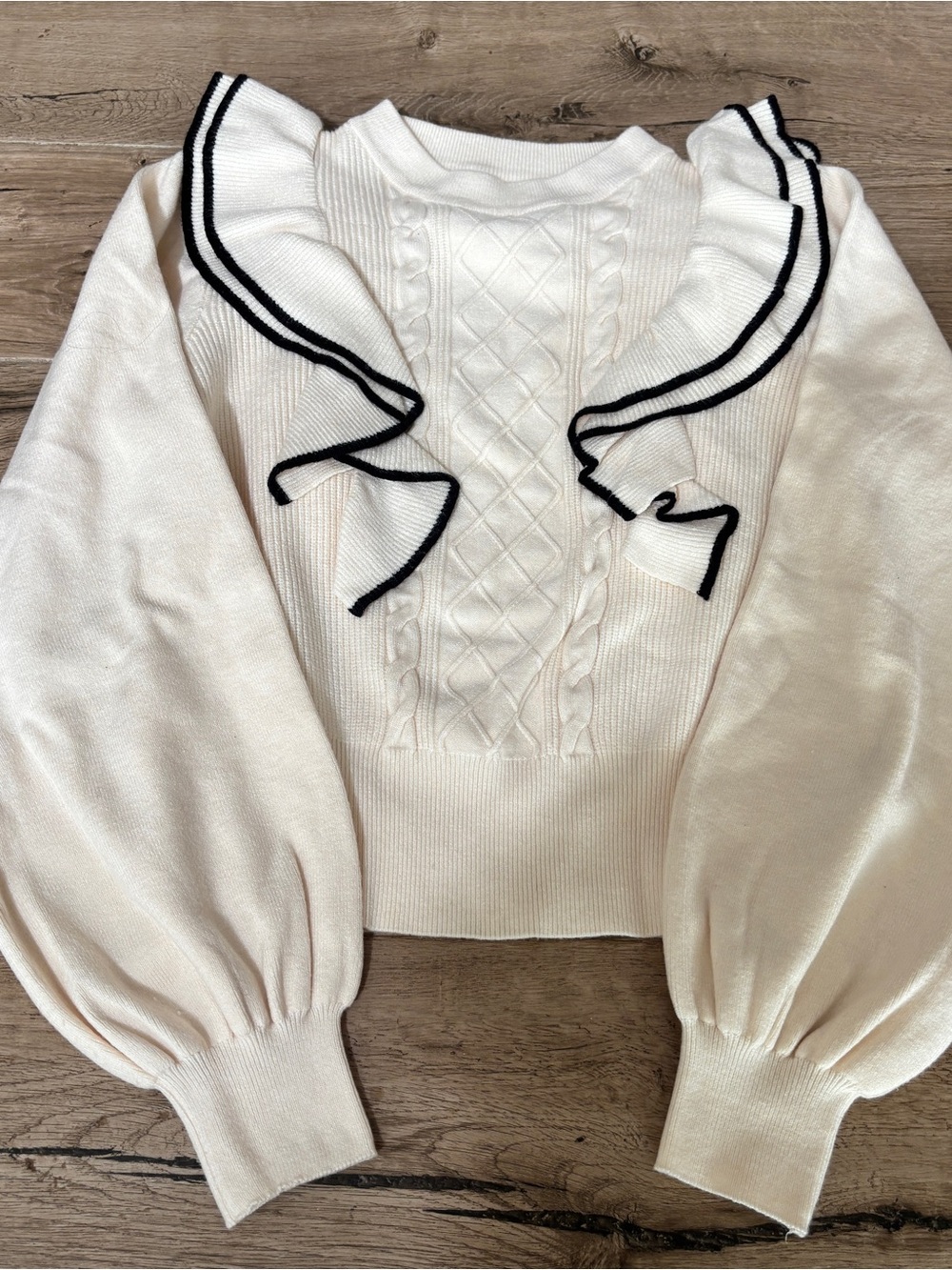 INGNI Cream Knit Sweater